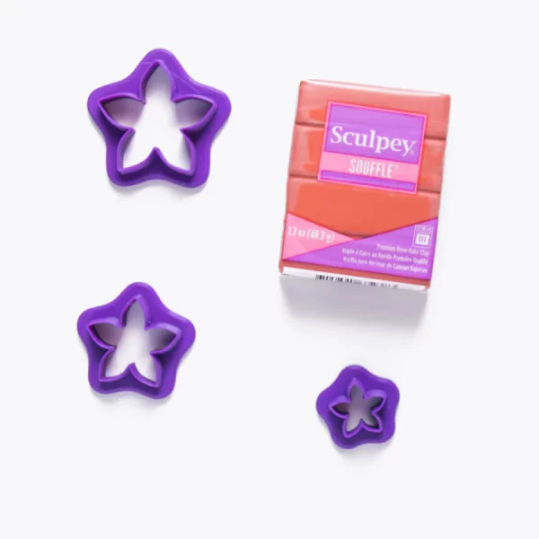 Five Point Star Flower Shape Clay Cutter Craft Tools