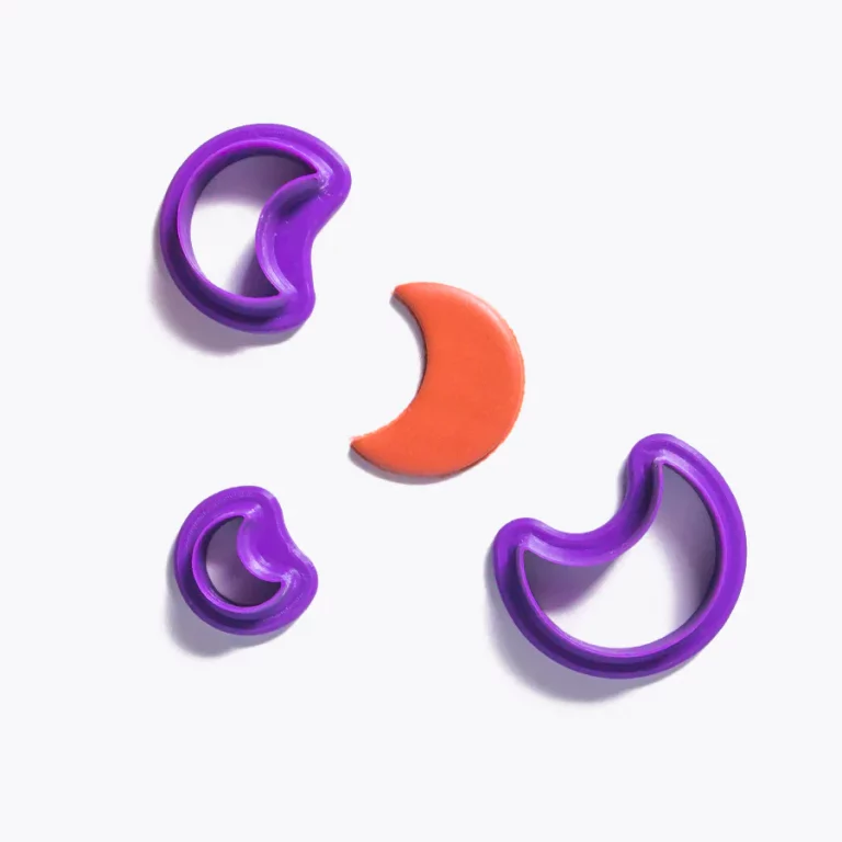 Crescent Moon Shape Clay Cutters