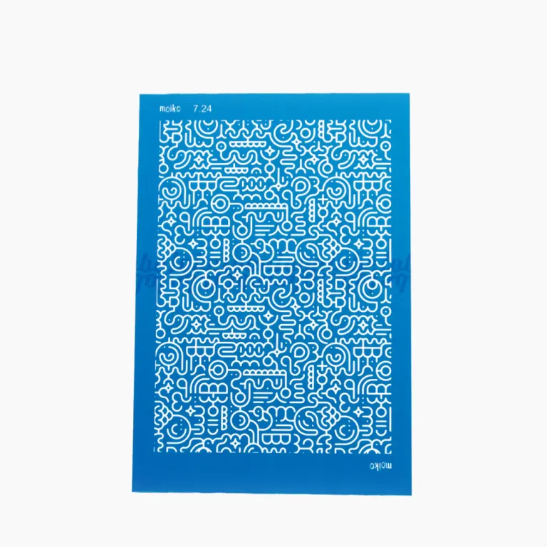 Curvy Maze Silk Screen