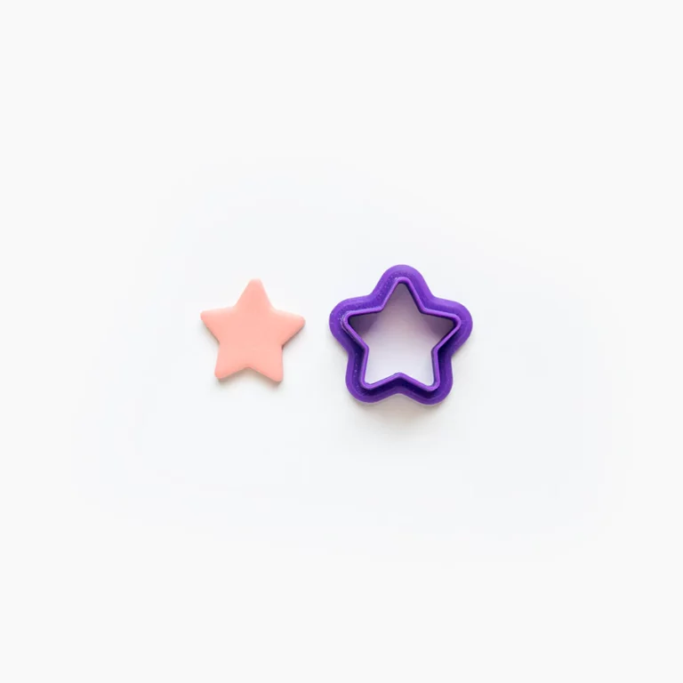 Star Five Point Rounded Shape B Clay Cutter
