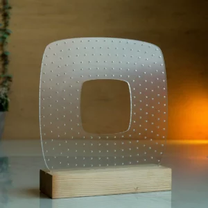 squircle acrylic earring stand