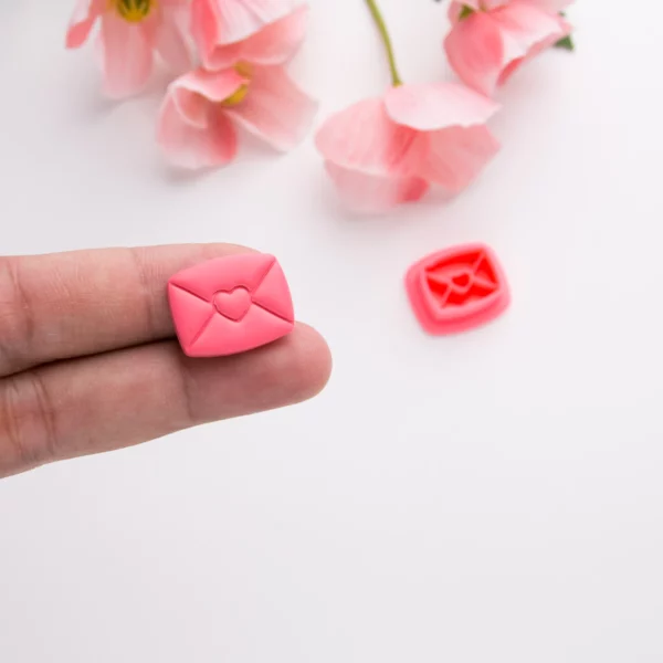 Puffy Love Letter Shape A Clay Cutters