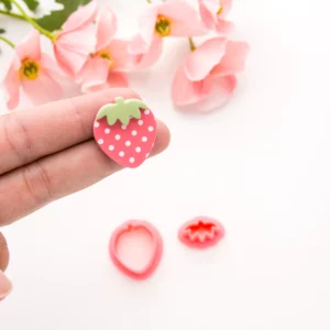 Strawberry Shape C 2 Piece Clay Cutters