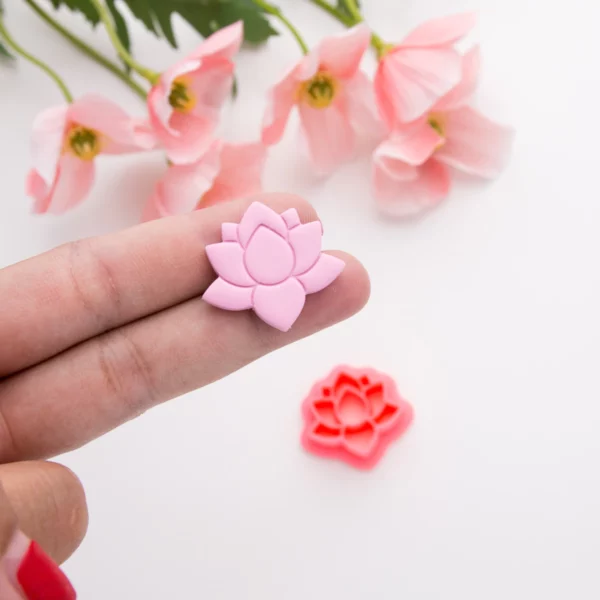 Water Lily Lotus Flower A Clay Cutters
