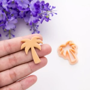 Palm Tree A Outline Clay Cutters