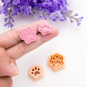 Paw Print Shape A Clay Cutters
